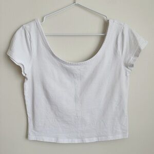ARDENE | Scoop Neck Crop Tee